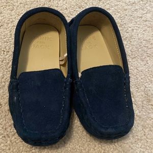Janie and Jack Blue Suede Shoes
